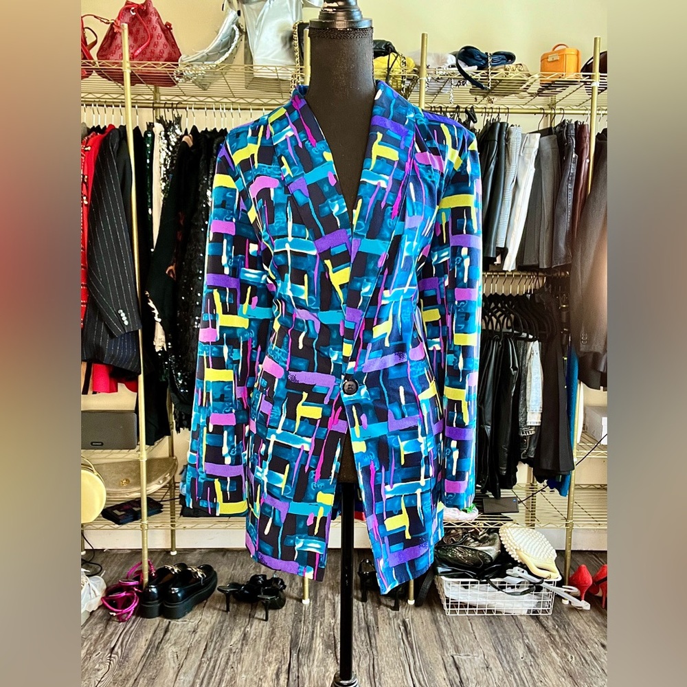 Vintage Colorblock Jacket